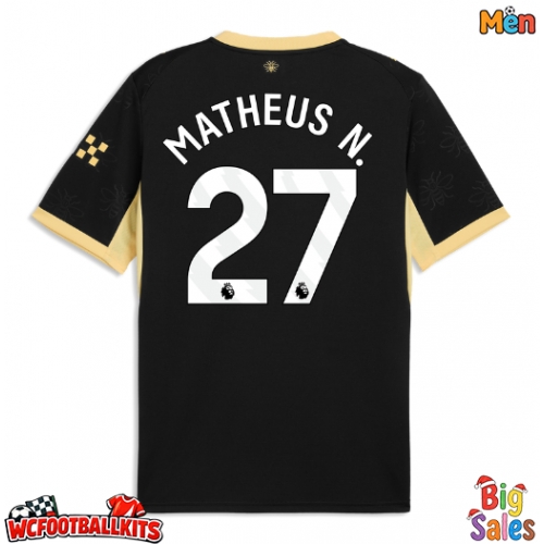 Manchester City Matheus Nunes #27 Replica Away Stadium Shirt 2026-27 Short Sleeve